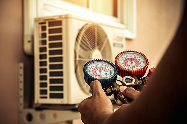 Professional Hvac technician working in Jakin, GA